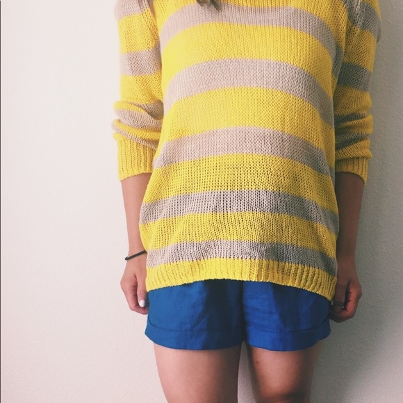 Bundle deal! J. Crew Stripe Sweater + Shorts: Sm - Picture 3 of 4